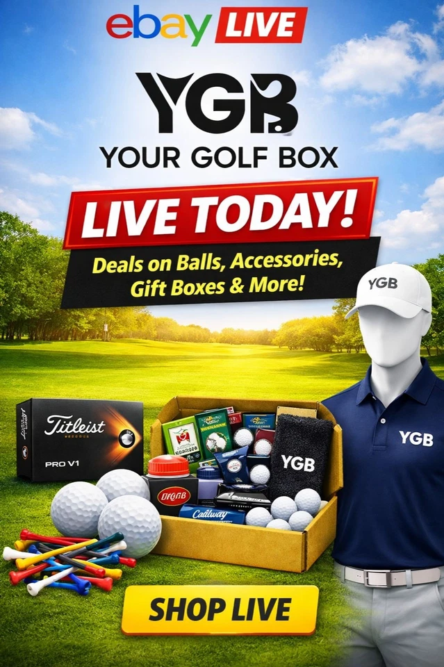 HUGE GOLF MEGA AUCTION! Golf Balls, Accessories, Clothing, Bundles and More