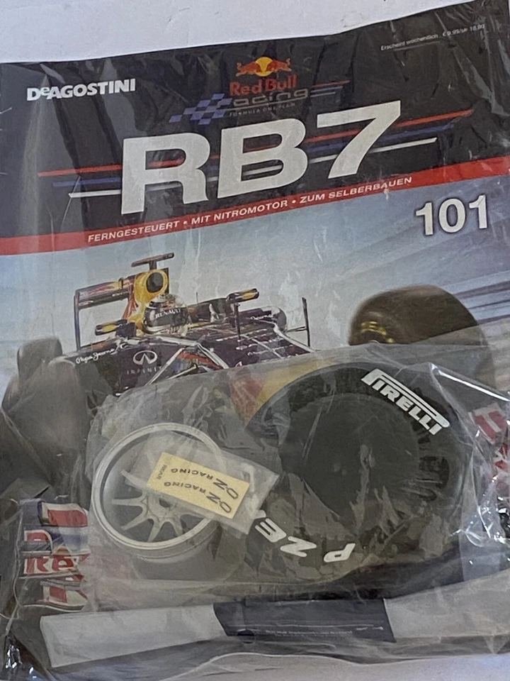 Ein Satz (neue)(4Stück F1-RB7 DeAgostini Räder (Medium)für 2Hinten/2Vorderachse. - Bild 4 von 4