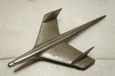 1955 Chevrolet Bel Air Jet Hood Ornament 3709685 Lots Of Patina R6
