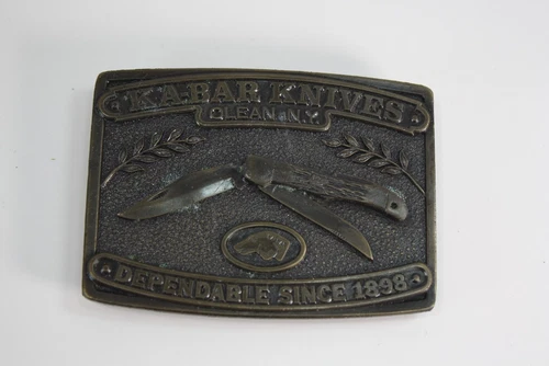 Vintage Ka- Bar Knives Display Emblem Badge medallion