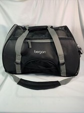 Coastal Pet Bergan Comfort Carrier - Cat and Dog Carrier - Black - 19" x 10 x 13