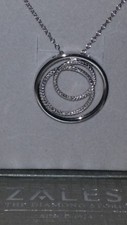 ZALES Jewelers Sterling Silver Diamonds 