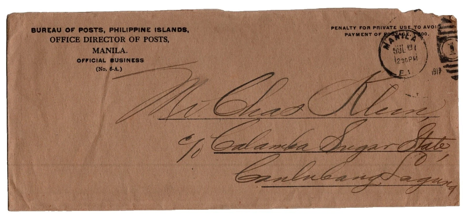 Philippine Used Postal History Stamps