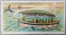Boats of The World No. 8 Whaling Boat Vintage Imperial Tobacco Co Trading Card
