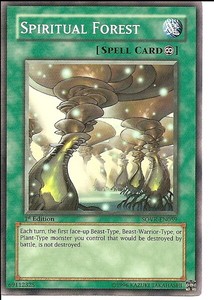 Spiritual Forest - SOVR-EN059 - Common - Unlimited Edition x3 - Lightly Played