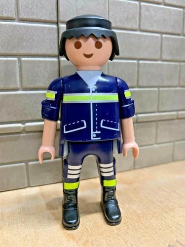 PLAYMOBIL Personnage Policier Gendarme Pompier 34 - pour CUSTOM RARE VINTAGE | eBay