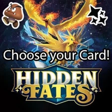 Pokemon Hidden Fates - Choose Your Card! - Pack Fresh - BULK SAVINGS!