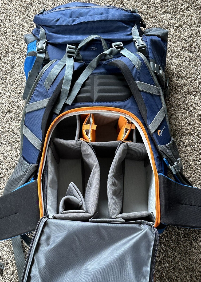 Lowepro Powder Backpack 500 AW – Midnight Blue, DSLR/Mirrorless Camera Bag For Adventure & Ski