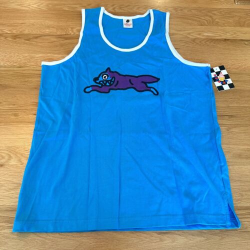 Vintage NWT Icecream BBC Mens XL Running Dog Tank Top Blue Y2K Dead Stock Skater