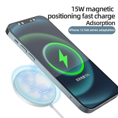 15W Magnetic Wireless Charger Pad Magsafe Charging For iPhone14 13 12 Pro Max AU - Picture 4 of 12