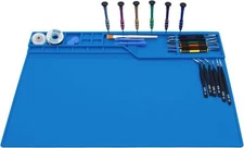 Hengtianmei Heat Insulation Silicone Repair Mat with Scale Ruler and Screw Posit