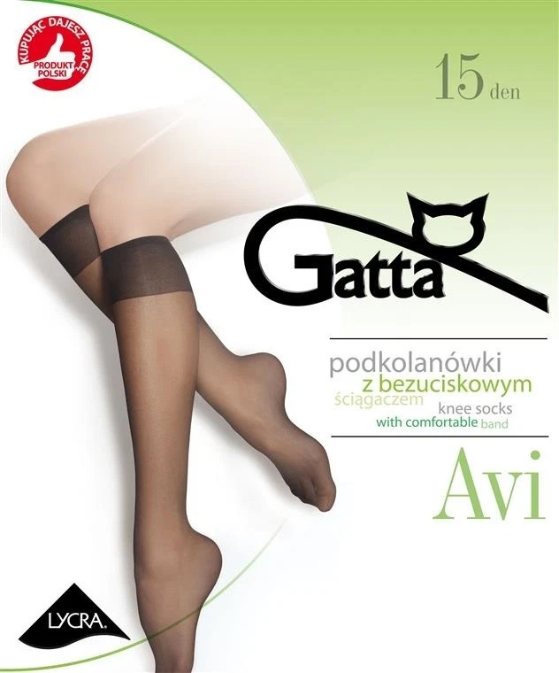 2 Paar Gatta Kniestrümpfe "Avi" 15den versch. Farben Gr. 35-42