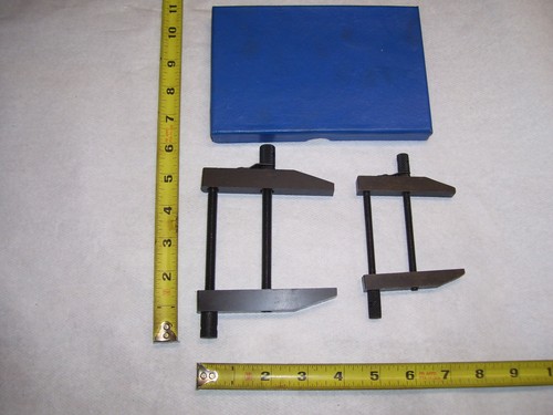 Parallel Clamps, (2) Machinist / Tool Maker Parallel Clamps, Open to 2-1/4 & 3"