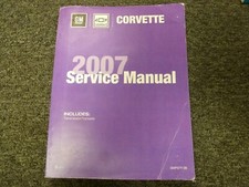 2007 Chevy Corvette Coupe Convertible Shop Service Transmission Repair Manual
