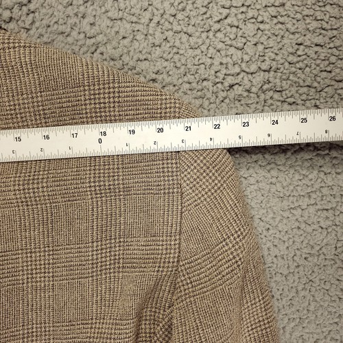 Vintage Giorgio Armani Blazer Herren 46 R Beige Wollmischung Made In Italy - Bild 6 von 11