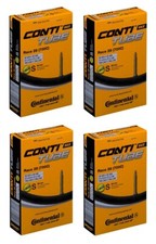 Image of 4x Continental Inner Tube 700 x 18-25c - 60mm Presta Valve - Road Bike