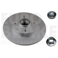2X Bremsscheiben Hinten Ø249 Mm Voll Beschichtet FüR Peugeot 308 I CitroëN C4