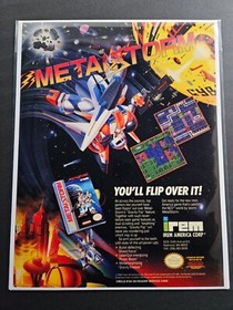 Metal Storm Nintendo NES 1991 Classic Rare Game Promo Ad Wall Art Print Poster