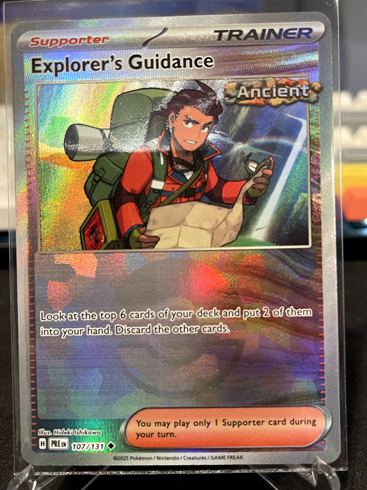 Explorer's Guidance (Poke Ball Pattern) 107/131 : Prismatic Evolutions Holo MINT