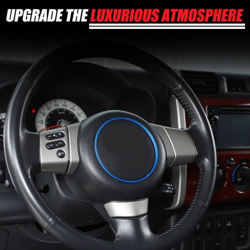 Blue Alloy Steering Wheel Center Cover Trim Ring Für Toyota FJ Cruiser 2007-2021 - Bild 11 von 21