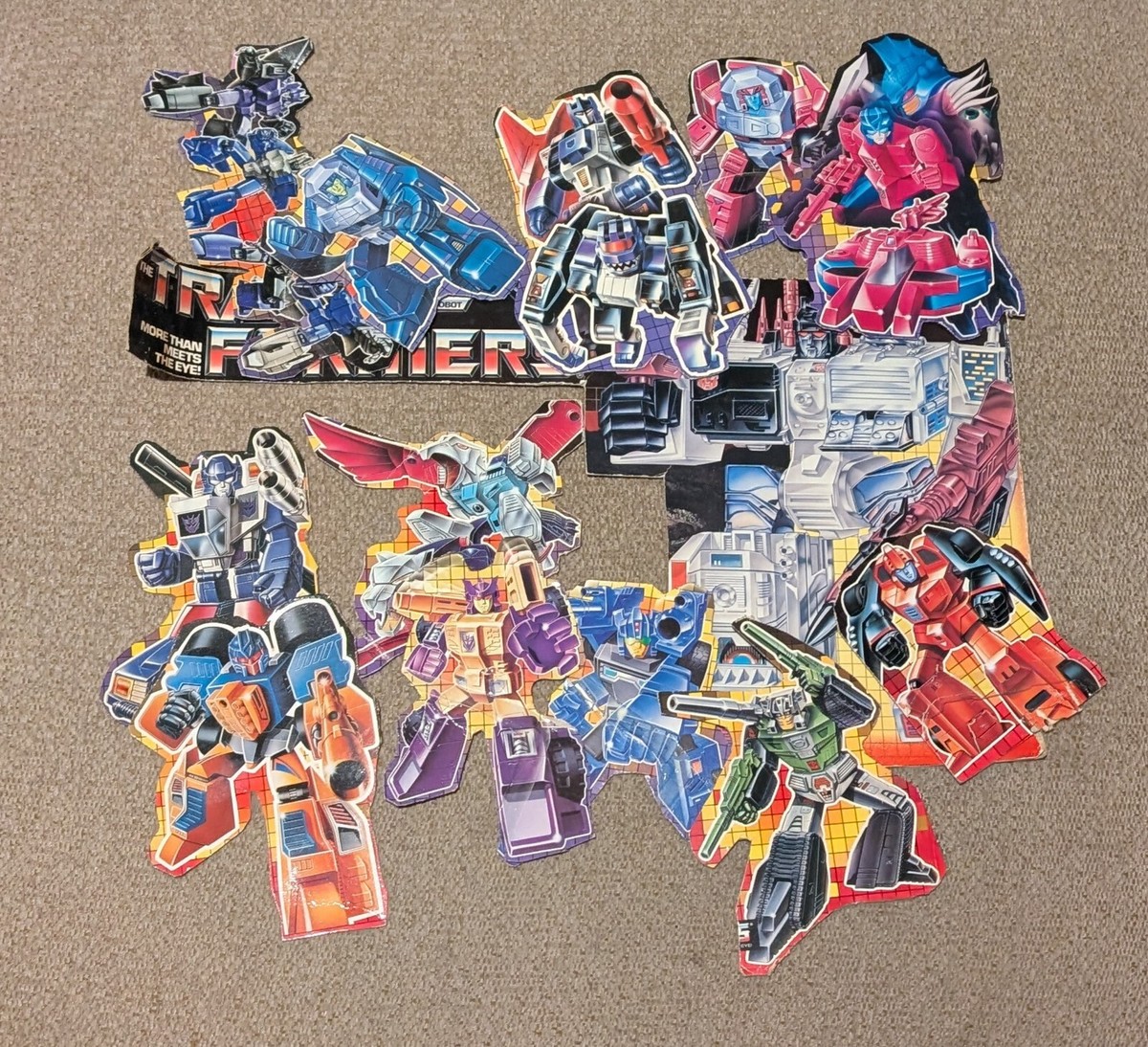 1980's Hasbro Transformers Original G1 Package Artwork Box