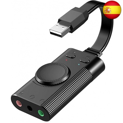 Techrise tarjeta USB externa adaptador de negro Compra online en eBay