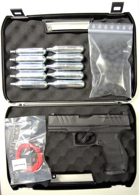 T4E Walther PDP Compact cal. 43 Pistole Umarex SET inkl. CO2/Mun/Koffer - NEU