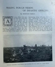 1908 Training Cavalry Officers at Hanover Germany illustrated