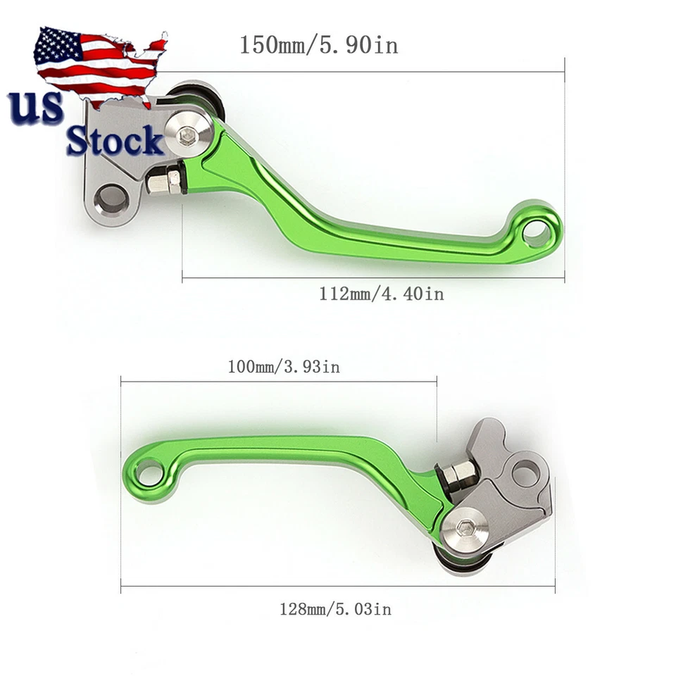 Palancas pivotantes embrague freno CNC para Kawasaki KLX300 1996-2004 02 KLX400 2003-2004 Foto 4 de 4