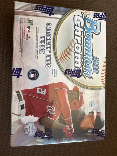 Topps 2023 Bowman Chrome Baseball HTA Choice Box 3 Cards