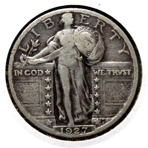 elf Standing Liberty Quarter 1927  Szego Collection 84 - Picture 1 of 2