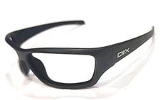 Wiley X Rage DVX Black Rectangle Wrap Sunglasses FRAME