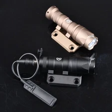 M300 M600 Tactical Flashlight With Metal SMR Base Set Fit MLOK KEYMOD Rail