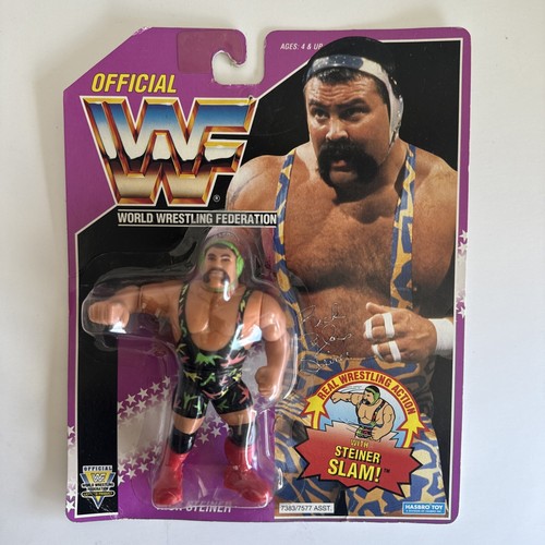 WWF Hasbro Purple Card Rick Steiner Brothers Wrest...