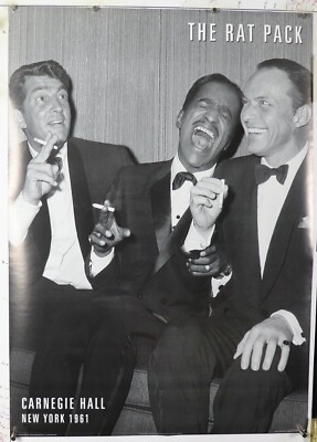 The Rat Pack (Carnegie hall 1961) Poster vintage  24.50'' X 35'' NOS (b786)