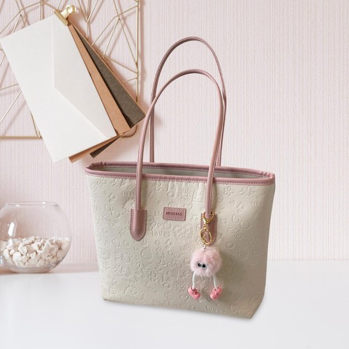 Women Tote Bag Faux Leather with Zipper Top Handle for Laptop Dating Travel NEW - Picture 10 of 14
