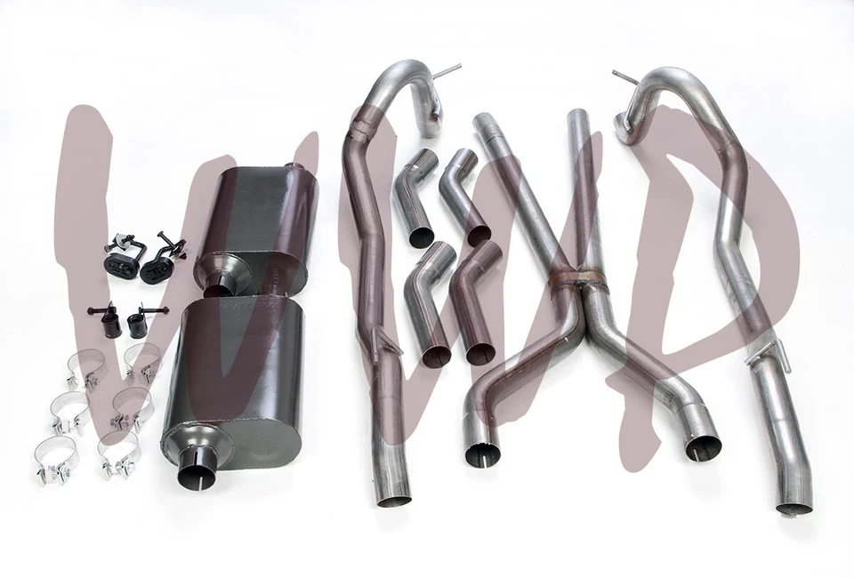 Stainless Dual Header Back Exhaust Muffler 67-74 Mopar/Dodge/Plymouth A Body V8 - Image 3 of 3