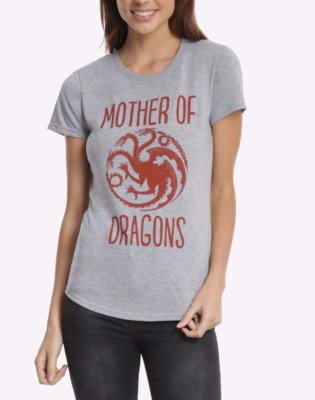 Game Of Thrones MOTHER OF DRAGONS Girls Women's T-Shirt NWT Licensed