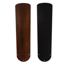 Reversible Replacement Ceiling Fan Blades For 52" Matte Black Wenge Wood 5 Pack