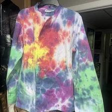 Chef Works Tie Dye Chef Jacket size small. New without tags. 