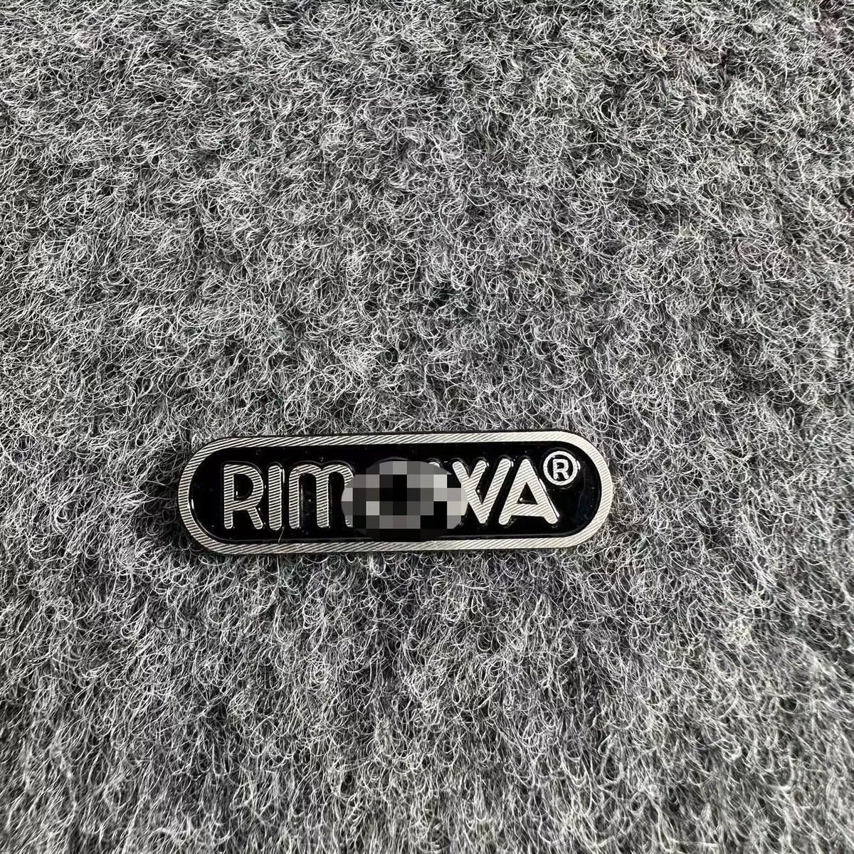 Metal aluminum tag luggage logo suitable for Rimova logo luggage logo