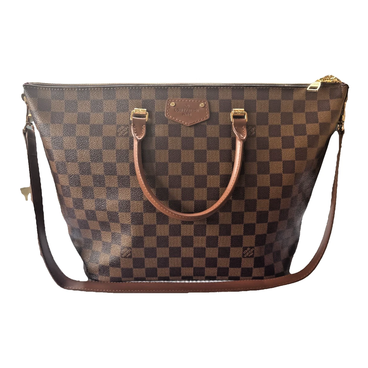 Louis Vuitton ブラウンレザートートバッグ 中古・古着通販】LOUIS VUITTON (ルイ ヴィトン) トートバッグ