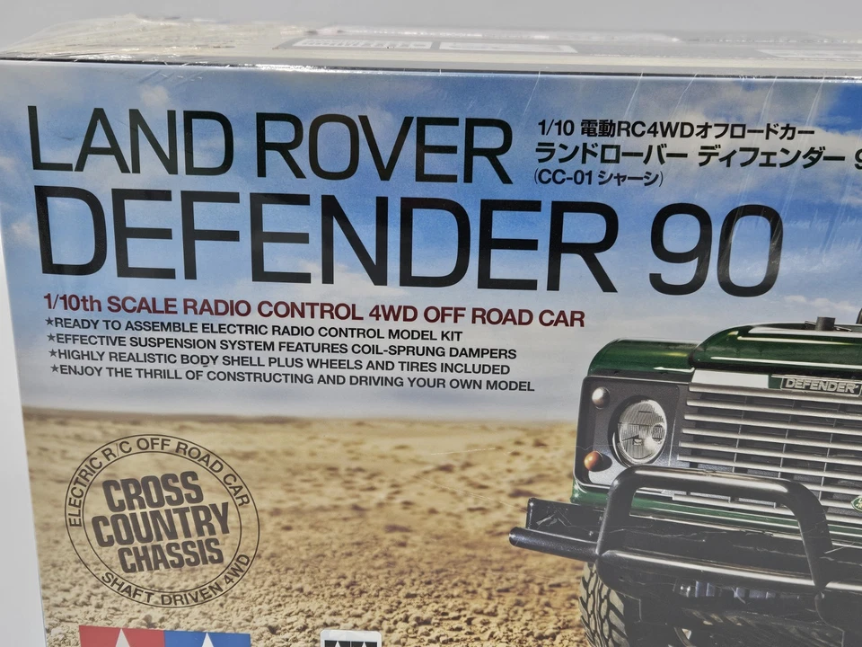 Tamiya Modellbau Land Rover Defender 90 CC-01 Maßstab 1:10 Item 58657 Neu Folie - Bild 2 von 4
