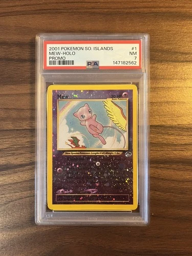 2001 Pokemon Southern Islands Mew Reverse  Holo #1  PSA 7