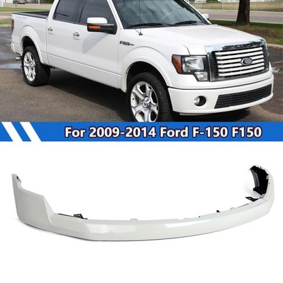 White Platinum Front Upper Bumper Cover Replace For Ford F-150 F150 2009-2014
