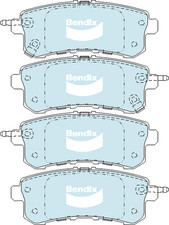Bendix Rear Brake Pad Set for Infiniti QX80 5.6L VK56VD Petrol 2013-2019