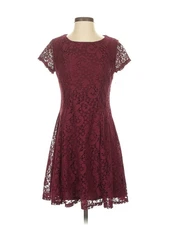 NWT AB Studio Women Red Cocktail Dress 2