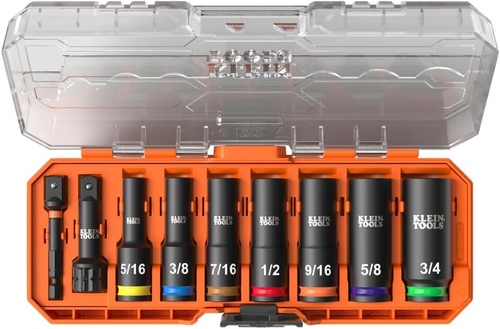 65109IMPCT KNECT Deep-Well 3/8-Inch Drive Impact Socket Set, SAE, 9-Piece Tool S - Picture 9 of 12