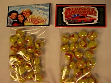 2 Bags Of The Dukes Of Hazard General Lee Car TV Show Promo Marbles