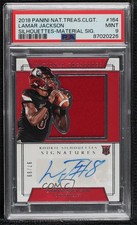 2018 National Treasures Collegiate Silhouettes 97/99 Lamar Jackson #164 Auto 1q7